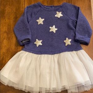 Pippa & Julie Sequin Star ruffle dress